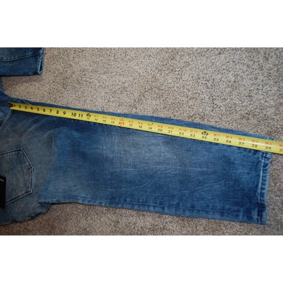 Hudson Los Angeles Coen Slim Denim Blue Jeans Men's 40x30 Button Fly $235 - Picture 5 of 11